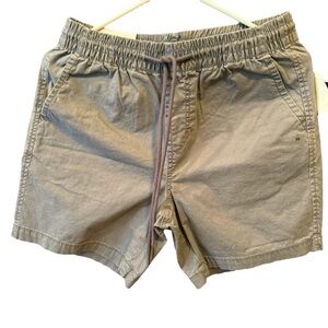 Mens XS gray khaki jogger shorts NWT